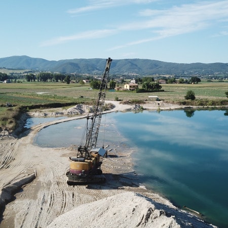 csc calcestruzzi cava ghiaia e sabbia